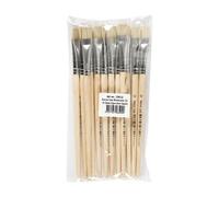 Nature Line Wooden Brushes - Nr. 12, Short Handle, 12pcs.