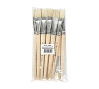 Nature Line Wooden Brushes - Nr. 20, Short Handle, 12pcs.