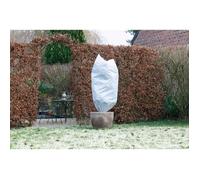 Nature Lot de 3 Housses d'Hivernage pour Poteaux 50 g/m2 - Diametre 50 cm x Hauteur 1 m - Blanc - Protection Jardin Polypropylene