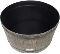 Nature Support pour tonneau d'eau de pluie aspect bois 30,5 x 58 cm brun