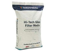 Nature Works Hi-Tech Verre filtrant pour systèmes de filtration de piscine, filtre à sable, en verre plat 100% pur, respectueux de l'environnement, granulométrie de 0,6 à 1,0 mm (20 kg)