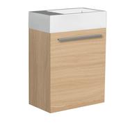 Naturel - Ensemble meuble avec vasque - Naturel - Verona - mat - 46 x 50 x 26 - Bois clair