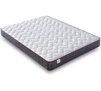 NATURELITS Matelas 140 x 190 cm viscoélastique double face hiver/été. Fermeté moyenne MemorySens. Adaptable, hygiénique et respirant. Couleur : noir. Modèle Moon Hauteur 22 cm