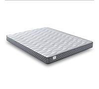 NATURELITS Matelas à Mémoire De Forme 90X190 cm Double Face Hiver/Été Ferme Moyenne Memorysens. Adaptable, Hygiénique et Respirant Simple Couleur Gris. Modèle Orbit Épaisseur 14 cm