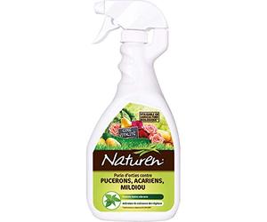 NATUREN NORTIPAL - Pulvérisateur Purin d'Orties Contre Pucerons, Acariens, Milidou UAB 750 ml - Activateur de croissance des végétaux - Formule moins odorante - Prêt à l'emploi - Fabriqué en France