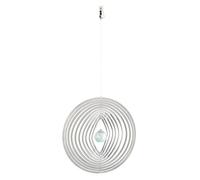 Nature's Melody Cosmo Carillon éolien Rond Argenté 12 cm