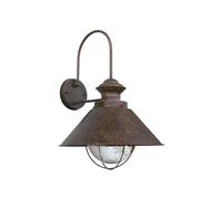 Faro Barcelona Applique de jardin Nautica 280 marron foncé H34 cm 1 ampoule
