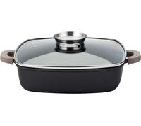 NAVA Marmite à rôtir Marmite en granit FUNTZIO carrée 28 cm 4,7l
