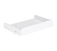 Navaris Table de Chevet Amovible - Tablette Étagère en Bambou 38 x 26 x 11 cm à Fixer à Lit Superposé Mezzanine - avec Fente pour Câbles