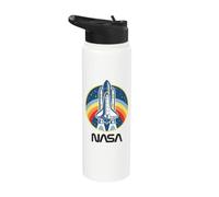 Navette spatiale arc-en-ciel de la NASA Stainless Steel Insulated Water Bottle