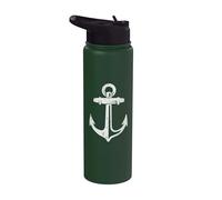 Navigateur Capitaine Marin Ancre Vintage Stainless Steel Insulated Water Bottle