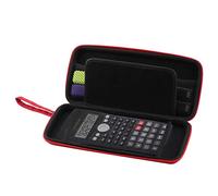 Navitech Rouge Housse de calculatrices Protection de Graphiques/Scientifique/financières calculatrices avec Pochette pour Casio FX-CG50-S-UH