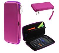 Navitech Violet Housse de calculatrices Protection de Graphiques/Scientifique/financières calculatrices avec Pochette Compatible avec Graphique NumWorks