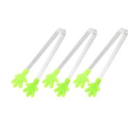 Navna Lot de 3 pinces alimentaires en silicone avec prise en main confortable pour glaçons, biscuits et petits aliments Accessoires de cuisine