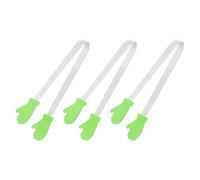 Navna Lot de 3 pinces alimentaires en silicone avec prise en main confortable pour glaçons, biscuits et petits aliments Accessoires de cuisine