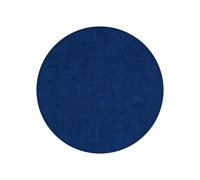 Navy Blue SET DE TABLE ROND DOUBLE FACE "FABRIC"