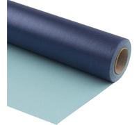 Navy Matte Papier cadeau 81,5 pieds carrés Mariage Anniversaire Noël Bébé 76x10m
