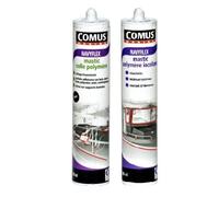 NAVYFLEX COLLE POLYMERE NOIR 290 ML - Mastic élastomère à base de polymère MS - COMUS MARINE