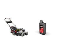 NAX POWER PRODUCTS 1000S Moteur Briggs & Stratton série 450E 125 cm3 Largeur de Coupe 42 cm & Briggs & Stratton 100007E Huile Moteur SAE 30, 1.0 Litre