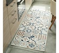 Nazar Tapis de Cuisine Lavable en Machine, de Passage et Salle de Bain, Couloir (755 Marron, 70x180 cm)