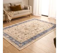 Nazar Tapis Ottoman Salon Doux Vintage, Confortable et Moelleux, Poils Court Extra Doux, Antidérapant, Lavable en Machine