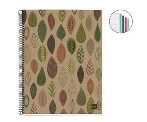 Nb-4 A5 120f Ligne Recycle Feuilles 80gr
