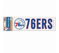 Nba Perfect Cut Autocollant 8x25cm Philadelphia 76ers