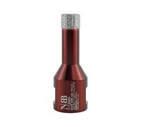 NBB Foret diamant fraise diamantée avec M14, couronne diamant pour percer à sec et humide sur porcelaine dure, céramique, carrelage granit marbre carrelage pour meuleuse d'angle (1 pièce, 12 mm)