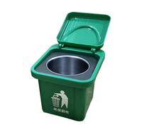 Nbbwwu Poubelle De Bureau - Mini Poubelle Avec Couvercle - Murale Anti Poussière Pour Cuisine Table Fenêtre Balcon Séjour Salle De Bain Lavabo