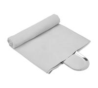 nbeads 1 m Chiffon à Polir L'Argenterie, Chiffon Carré Anti-Ternissement pour Argent Tissu de Polissage de Luxe pour Bijoux Argent Couverts Polissage pour Orfèvrerie, Gris Clair
