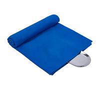 nbeads 1 m Chiffon à Polir L'Argenterie, Chiffon Carré Anti-Ternissement pour Argent Tissu de Polissage de Luxe pour Bijoux Argent Couverts Polissage pour Orfèvrerie, Bleu Foncé