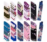 NBEADS 30 Pcs 10 Couleurs Sacs de Ventilateur à Main Pliants, Pochette de Protection Anti-poussière pour Éventail Chinois en Soie Étui pour Housse de Protection pour Éventails Pliants