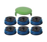 NbgrvB 29242 29082 Lot de 6 bobines avec capuchon 3410468 pour Greenworks 21212 21272, 8 m, 1,65 mm