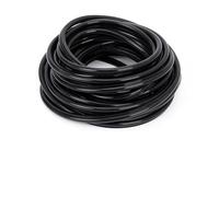 NbgrvB Bande d'étanchéité en silicone souple pour porte et fenêtre - 10 m - Pour isolation phonique et blocage du vent - Noir