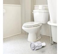 NbgrvB Bouton poussoir chromé pour chasse d'eau Siamp 45 | 34455009 pour WC rond pour bouton de réservoir pour kit de remplacement ABS construction argent 85x48mm
