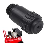 NbgrvB Chapeau de reniflard d'huile en plastique noir pour compresseur d'air, bouchon fileté mâle 15,5 mm pour accessoires de valve de pompe
