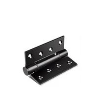 NbgrvB Charnière de porte invisible 4 en 1 avec fermeture automatique | Charnière avec positionnement à 95 degrés et réglable, fermeture automatique lisse pour charnière noire en acier inoxydable