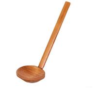 NbgrvB Cuillère à Ramen en pour bois Naturel 21.5cm pour Soupes Cuillère(Soup of turtles)
