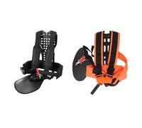NbgrvB Double sangle d'épaule pour tondeuse à gazon et gazon, harnais confortable à longueur réglable, ceinture de soutien de jardin en polyester