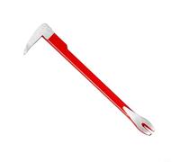 NbgrvB Extracteur de clous en alliage d'acier rouge, pour levier robuste avec double griffe pour enlever les clous et installer des meubles (245 mm)