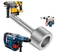NbgrvB Forged Steel Ground Driver pour perceuse SDS-Plus, pour usage | Mèche d'installation de mise à la terre avec diamètre intérieur de 19 mm, 21 mm ou pour tête plate, poteaux de clôture de 840
