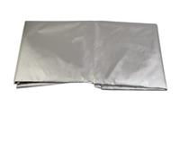 NbgrvB IBC pour couverture de réservoir 1000L film de protection isolant 120 x 100 x 116 cm gris avec rabats pour robinet et accès aux palettes extérieur jardin