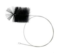 NbgrvB Kit de brosse de nettoyage professionnelle pour cheminée extensible | Tête de brosse en fil d'acier de 150 mm pour poêle à bois, cheminée, tuyau de chauffage et entretien d'aération de sécheuse
