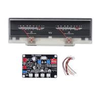 NbgrvB Kit de compteur VU double avec carte pilote, indicateur de niveau audio rétroéclairé blanc, câblage facile pour les ingénieurs d'enregistrement et les bricoleurs