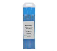 NbgrvB Lot de 10 électrodes de soudage TIG WL15 Lanthane en acier inoxydable pour acier au carbone, alliage de cuivre, aluminium 150A-250A, plusieurs tailles 1,0-3,2 mm (1,6 mm x 150 mm)