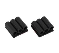 NbgrvB Lot de 2 porte-embouts latéraux pour perceuse électrique, élastique | Pour étui de préhension en plastique, pour support compact stocke 3 à 6 embouts, accessoire essentiel professionnel et