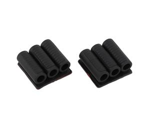 NbgrvB Lot de 2 porte-embouts latéraux pour perceuse électrique, élastique | Pour étui de préhension en plastique, pour support compact stocke 3 à 6 embouts, accessoire essentiel professionnel et