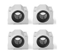 NbgrvB Lot de 4 blocs de guidage de mouvement linéaire SCS16UU 16 mm en acier à faible friction pour imprimante 3D projets de bricolage