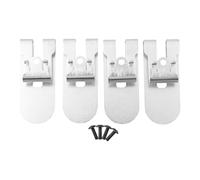 NbgrvB Lot de 4 crochets de ceinture N435687 pour visseuse DeWalt DCF620 DCF620B DCF622 en acier de rechange avec vis