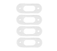 NbgrvB Lot de 4 joints d'étanchéité EcoTEC pour électrode Pro 24 28 Plus | 615 618 624 630 637 824 831 835 837 838 937, pièce de rechange pour chaudière 70 x 265 x 3 mm, blanc